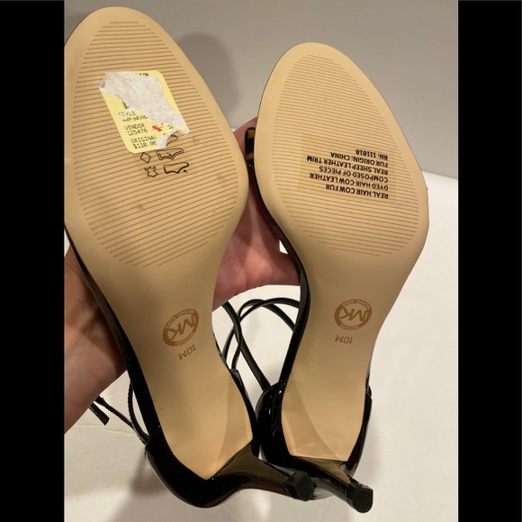 Michael Kors Ava patent sandals black leopard 10 - Picture 8 of 8